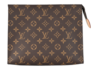 Louis Vuitton Toiletry Pouch 26, &pound;550, Accessories, Brown, Canvas, Front view